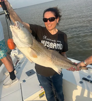 Redfish Fishing paradise found in Galveston Bay.